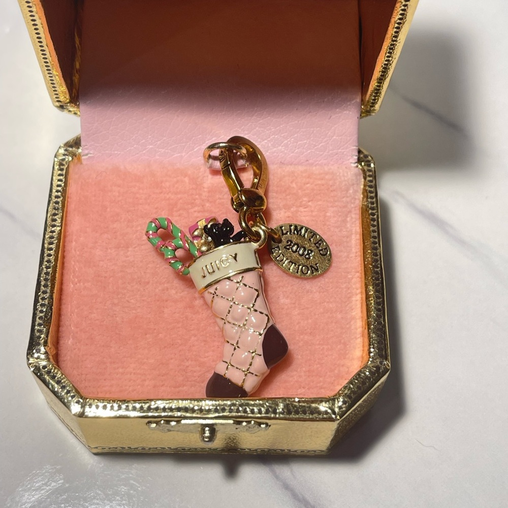 Juicy Couture Stocking Yorkie Charm